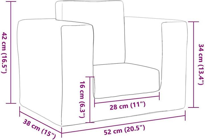 Immagine prodotto vidaXL Kinder Schlafsofa