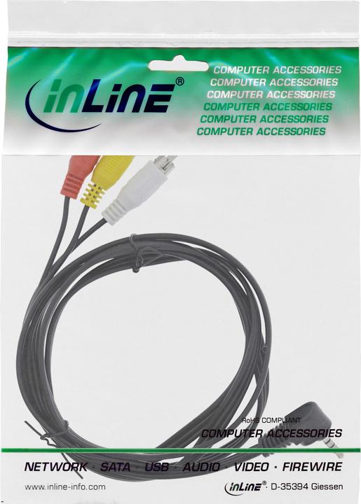 Actual product image InLine 3.5mm cinch (1.50 m, AUX cable, Cinch Cables)