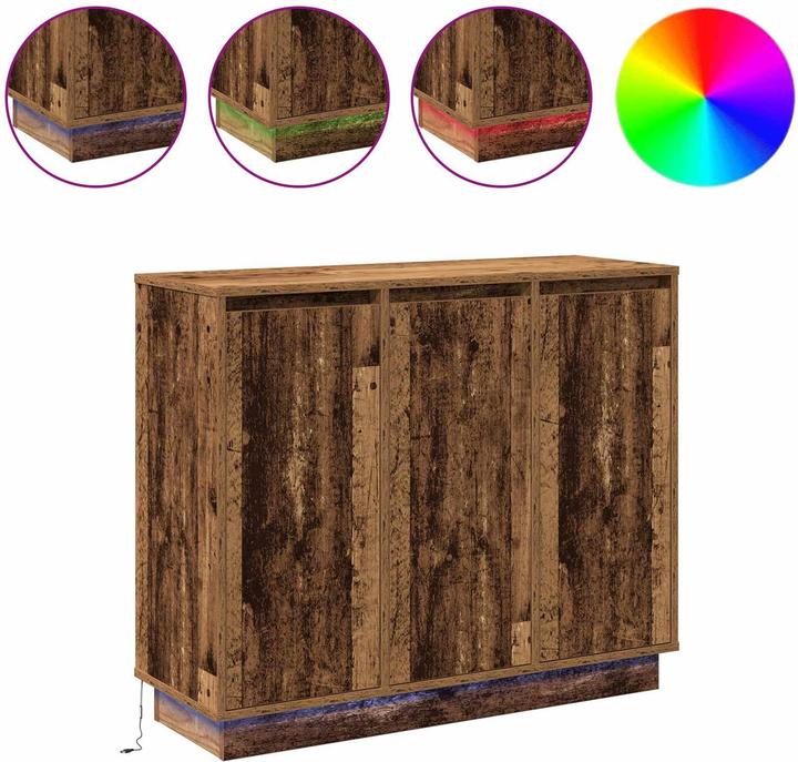 Image du produit vidaXL LED-Sideboard (32 x 90 x 75 cm)