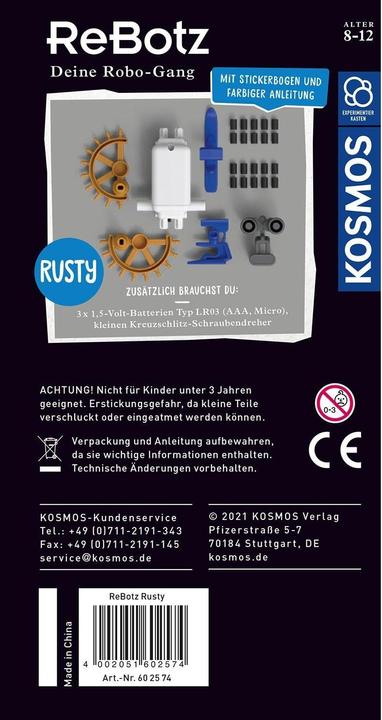 Produktbild Kosmos ReBotz Rusty der Crawling-Bot, d