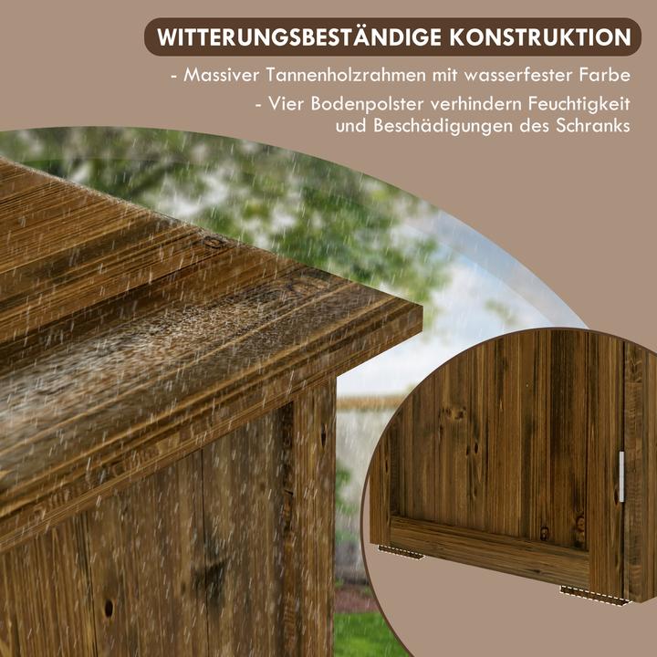 Produktbild Outsunny Gartenschrank