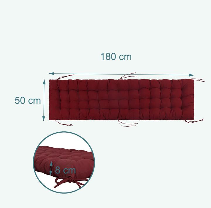 Immagine prodotto Relaxdays cuscino (180 x 50 cm)