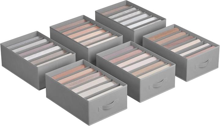 Image du produit Songmics 6-teiliges Kleiderschrank-Organizer-Set (30 cm, 6x)