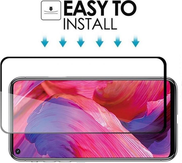 Produktbild Screenguard Oppo A54 5G Full Screen Panzerglas Schutzfolie 2.5D 9H (1 Stk., Oppo A54 5G)