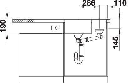 Produktbild Blanco Axia III 6 S (Einbauspüle, 100 cm, 51 cm)