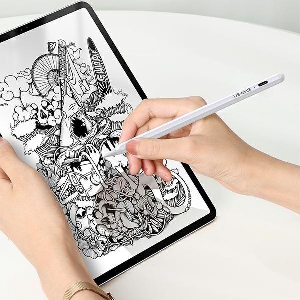 Image du produit Usams Stylet écran tactile actif rysik Pour iPad biały/white ZB223DRB01 (US-ZB223)
