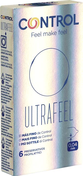 Actual product image Ultrafeel Ultra Thin Condoms 0.045mm Thick (6 pcs.)