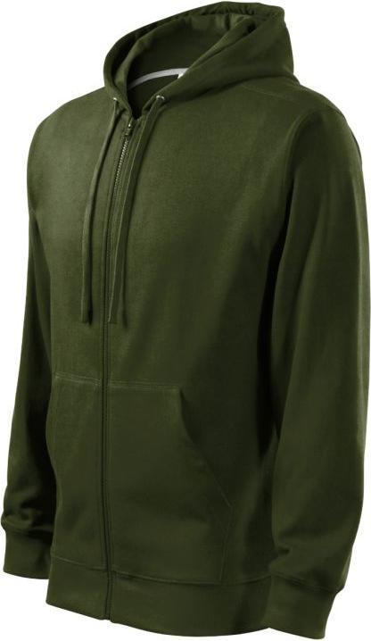 Produktbild Malfini Men's Trendy Zipper Sweatshirt (Military) (3XL)