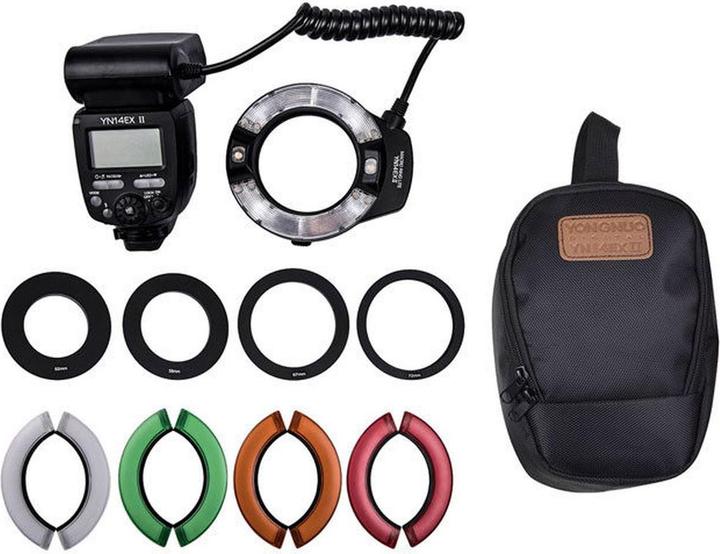Produktbild Yongnuo Fernauslöser YN-14EXII TTL-Makro-Ringlichtblitz für Canon (Kabel)
