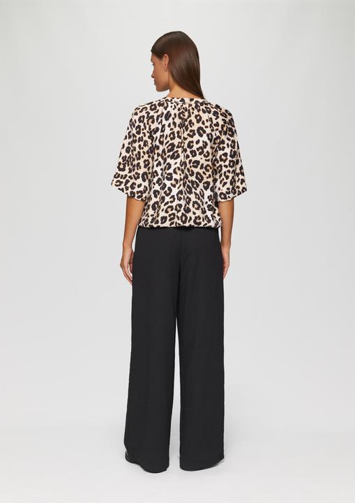 Immagine prodotto s.Oliver Bluse Strukturierte Bluse im O-Shape mit Raffdetails (36)