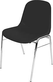 NoName Shell chair BETA chrome/black