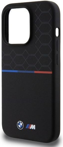 Produktbild BMW BMHMP15L22SMPK iPhone 15 Pro 6.1" czarny/black hardcase M Silicone Pattern MagSafe (Apple iPhone 15 Pro)