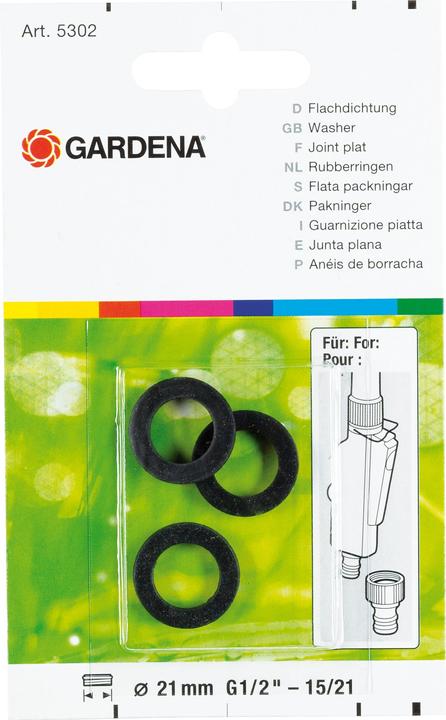 Produktbild Gardena Flachdichtung (2 Wege Verteiler, 1500 mm)
