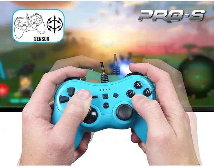 Image du produit Subsonic Contrôleur Pad Gamepad Do Nintendo Switch / Switch Oled - Niebieski (Switch OLED, Switch)