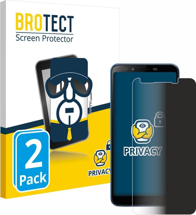 Produktbild BROTECT Sichtschutzfolie Anti-Spy Privacy Folie Blaulicht-Schutz (2 Stk., Emporia Smart 2)