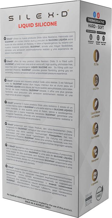 Actual product image Silexd Realistic Dildo Liquid Silicone Model 2 8“