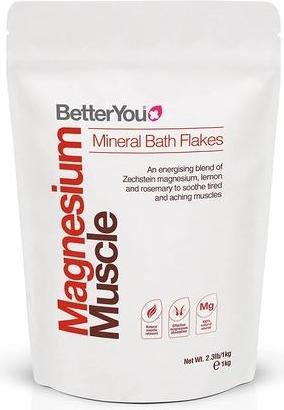 Actual product image Betteryou Magnesium Muscle Bath Flakes Pure Natural Source