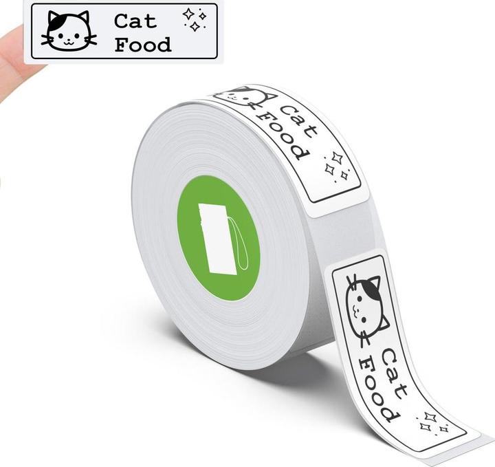 Actual product image Olympia 3 x 1 Endlospapierrolle für Etikettendrucker weiss 14,0, mm x 7,5 m (14 mm)