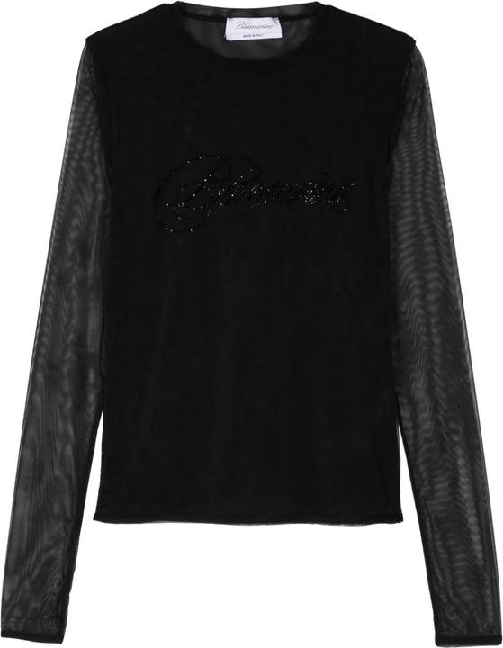 Blumarine T-shirt Tulle W Logo (S)