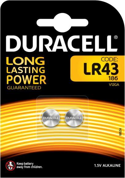 Image du produit Duracell Electronics (2 pcs, LR43, 170 mAh)