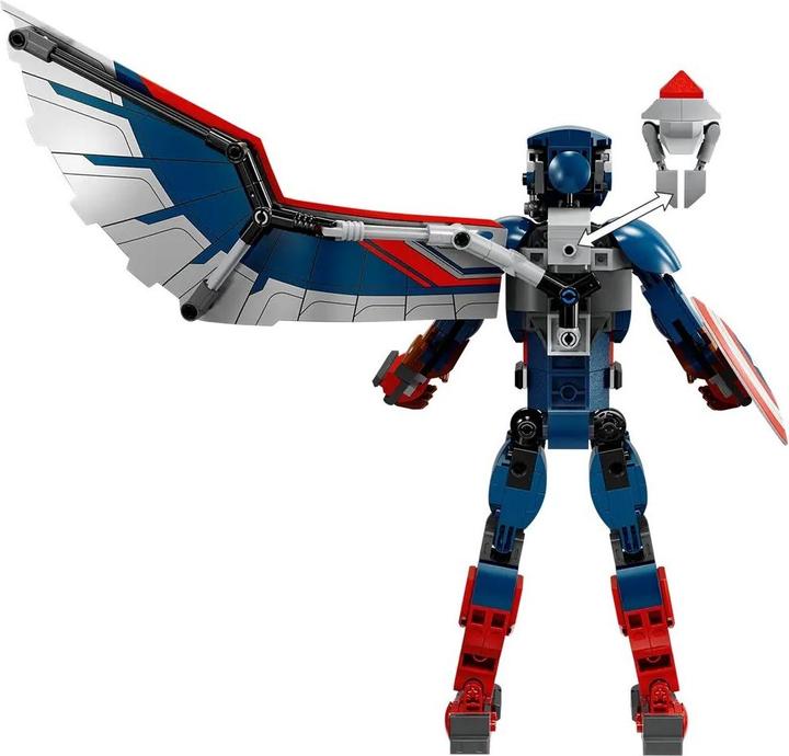 Produktbild LEGO New Captain America Baufigur (76296, LEGO Marvel)