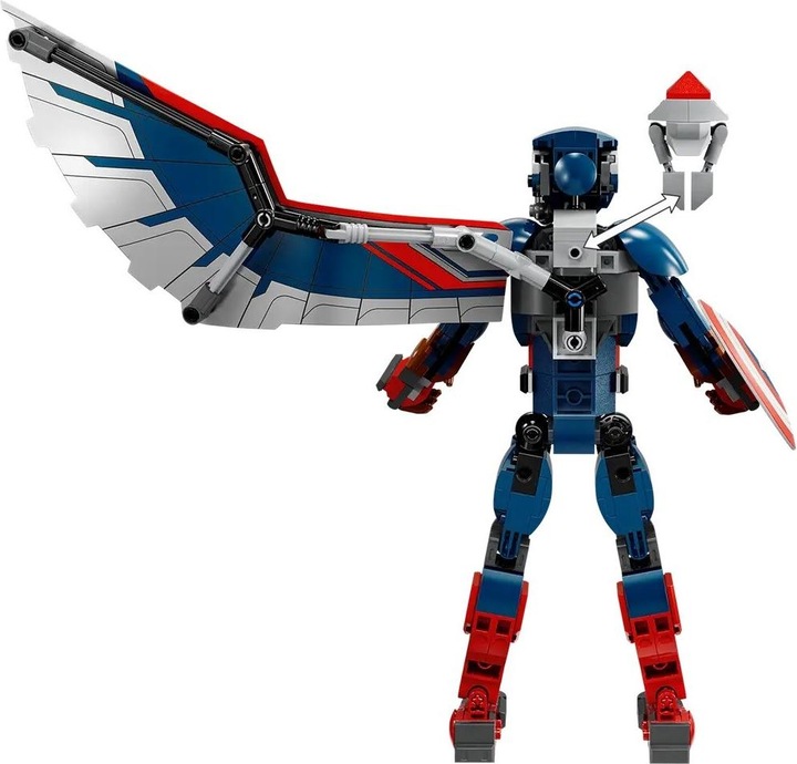 Immagine prodotto LEGO Nuova figura da costruzione di Capitan America (76296, LEGO Marvel)