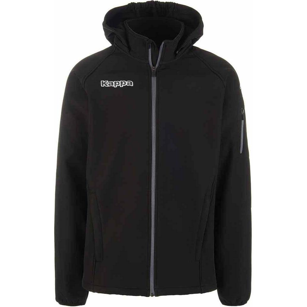 Kappa, Mädchen, Jacke, Valas Softshell Jacket (12), Schwarz, 12