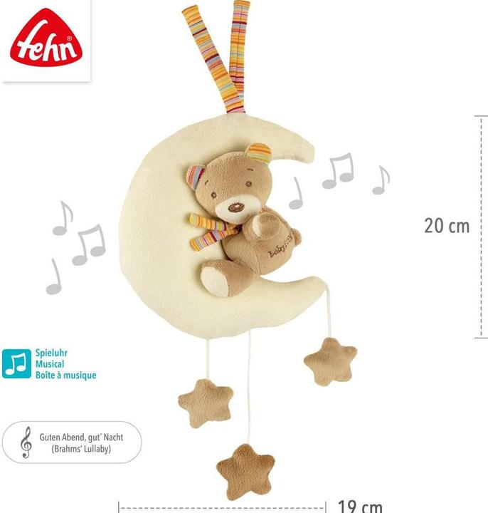 Immagine prodotto Fehn Carillon Rainbow Teddy sulla luna