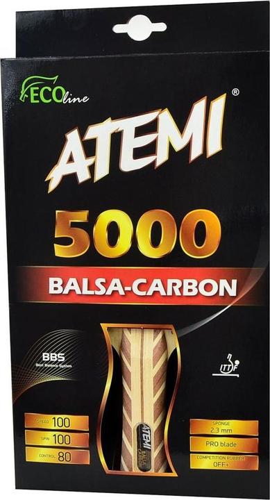 Atemi New 5000 Pro Concave Table Tennis Bat