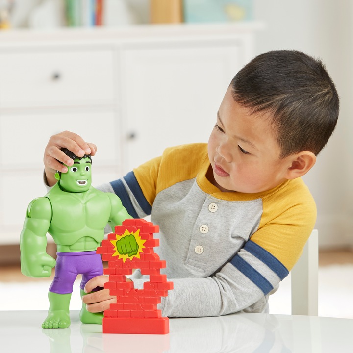 Image du produit Hasbro Papillon-Power Hulk Jouet d'école maternelle, 25 cm de Hulk Actio