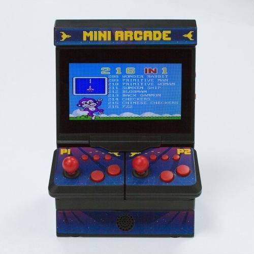 Produktbild Mad Monkey Retro Mini Arcade Machine mit Dual-Controller - inkl. 300x 8-Bit Spielen