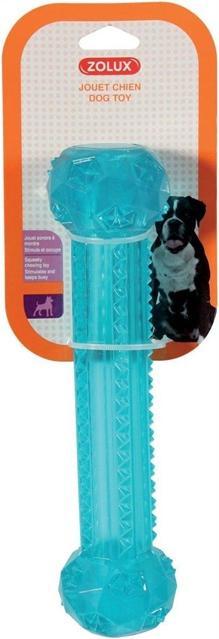 Actual product image Zolux Toy TPR POP stick 25 cm, turquoise (Ball toy dog)