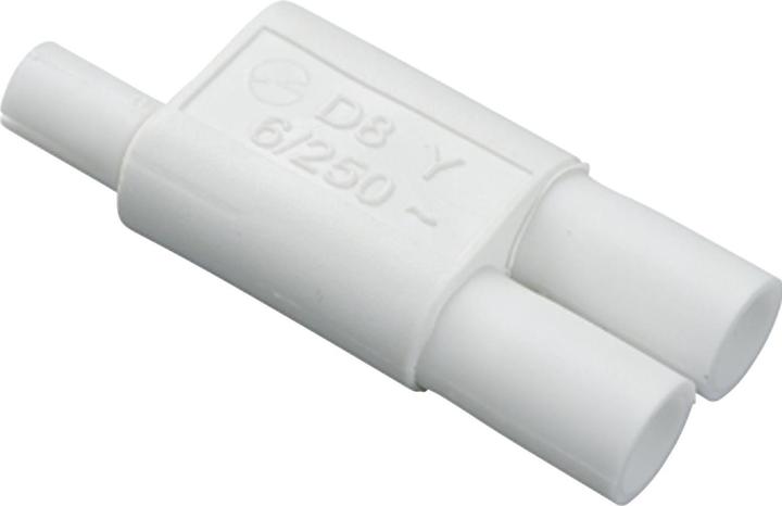 Produktbild Elektra Mini-Stecker Y-Verteiler 230 V, Leistung max. 550 Watt