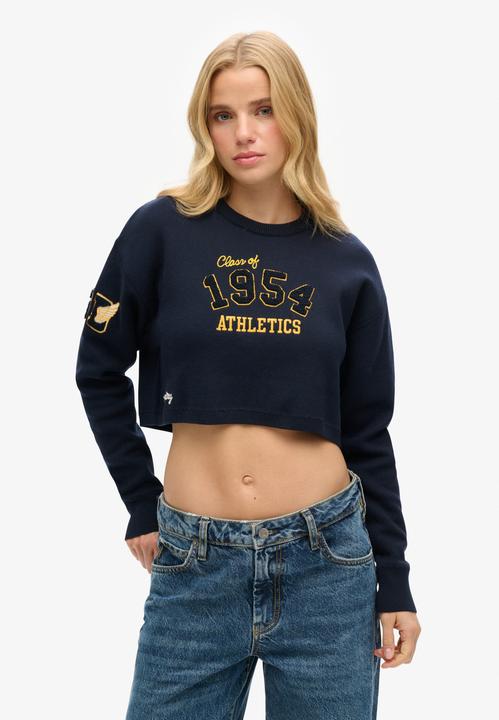 Image du produit Superdry Pull ras du cou court Varsity (10XL)