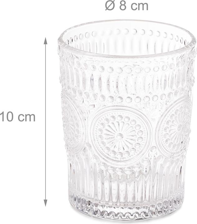 Immagine prodotto Relaxdays 4x bicchiere per bere (0.30 l, 1x)