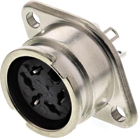 Immagine prodotto RS PRO Presa DIN dritta a 5 pin, 100 V ac / 1A Montaggio della custodia