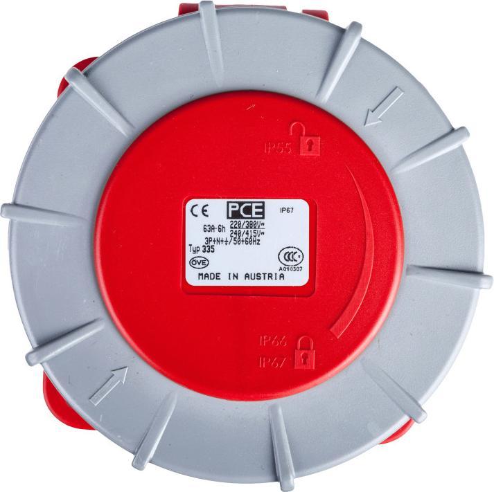 Actual product image PCE CEE add-on socket 63 A 5pole 400
