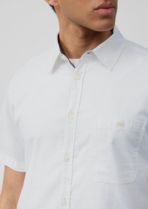 Image du produit S.Oliver Hemd Slim Fit: Kurzarm-Hemd aus Baumwollstretch mit Flammgarnstruktur (XXL)