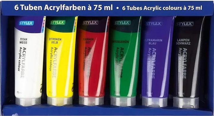 Immagine prodotto Stylex Vernici acriliche set di 6 (75 ml)