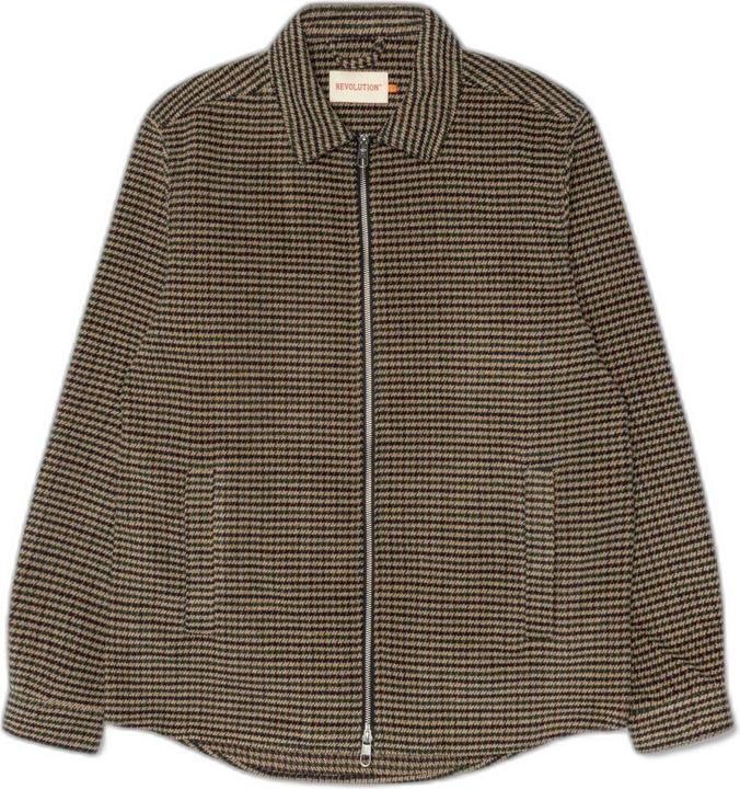 Actual product image Revolution Check overshirt with zipper (S)