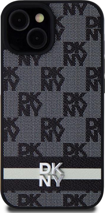 Produktbild DKNY DKHCP15SPCPTSSK iPhone 15 / 14 / 13 6.1" czarny/black hardcase Leather Checkered Mono Pattern & (Apple iPhone 13, Apple iPhone 14, Apple iPhone 15)