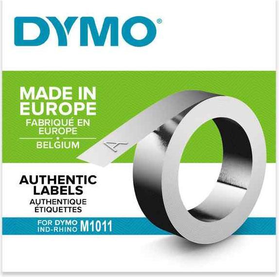 Actual product image Dymo 12mm Aluminum w/Adhesive Tape (1.20 cm, Silver)