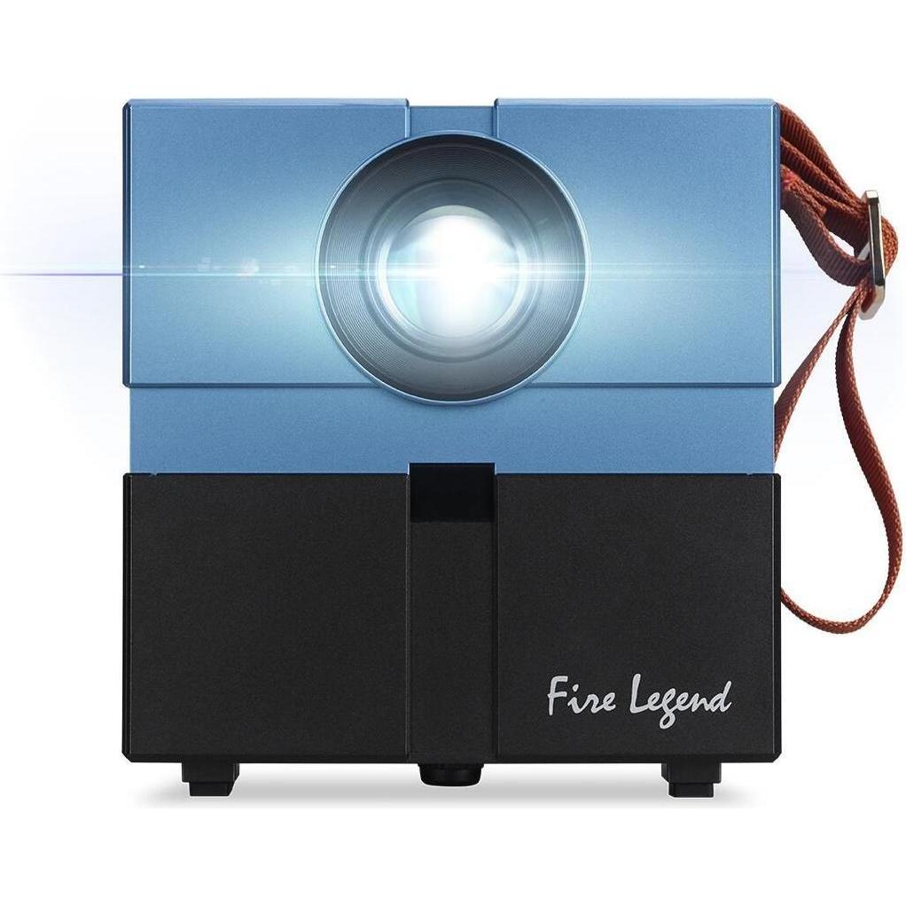 Acer AOpen QH12a (HD, 135 lm, 1.4:1), Beamer, Blau, Schwarz