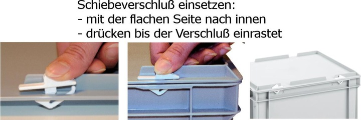 Produktbild Alutec Schiebeverschlüsse für Kunstst