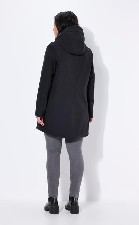 Image du produit Ulla Popken Veste Softshell HYPRAR à capuche, déperlante (50, 52)