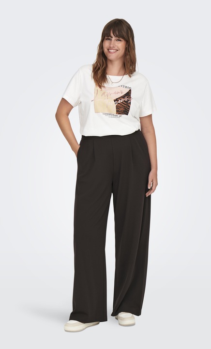 Produktbild Only CARSTILLA Normal geschnitten Hose mit weitem Beinschnitt Hose mit weitem Beinschnitt (W42/L30)