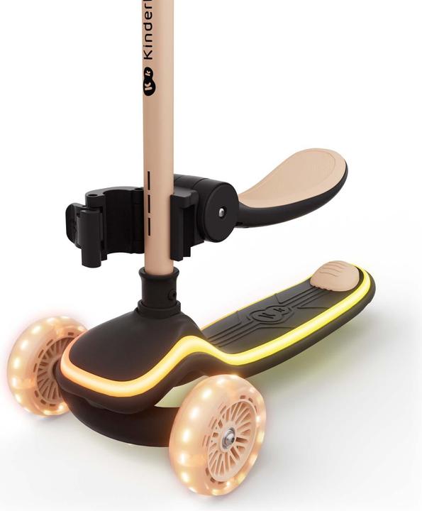 Produktbild KinderKraft Three-wheeled LED scooter beige