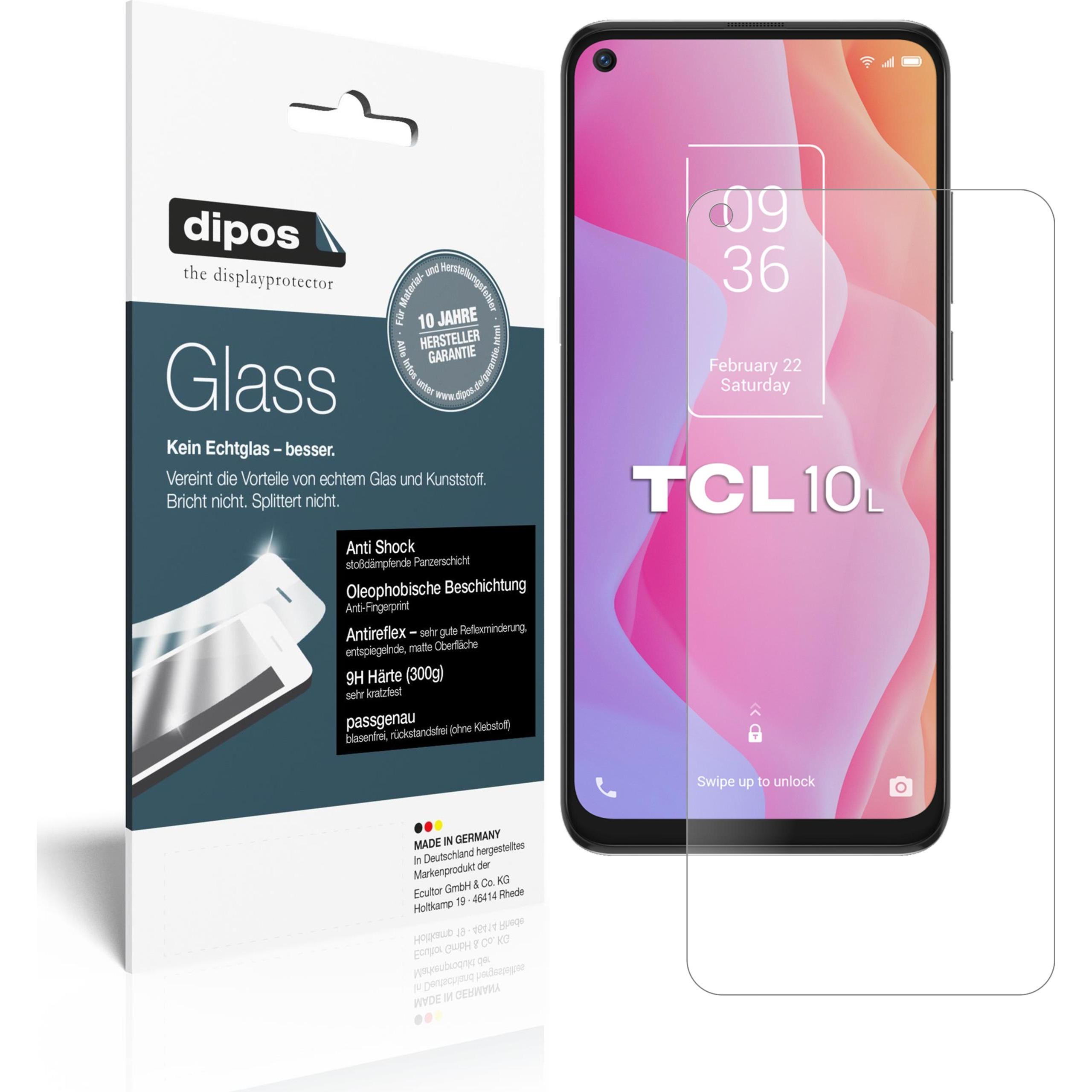 Dipos Displayschutz Anti-Shock (1 Stück, TCL 10 5G), Smartphone Schutzfolie, Transparent