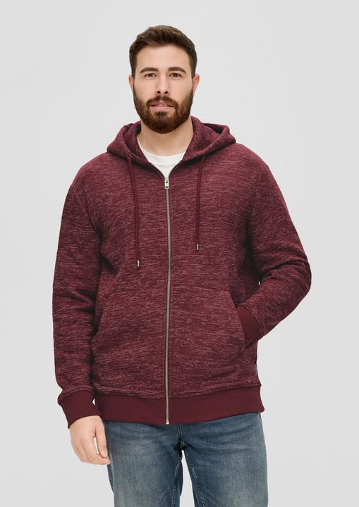 Produktbild s.Oliver Sweatshirt Jacke Sweatjacke mit Kapuze (4XL)