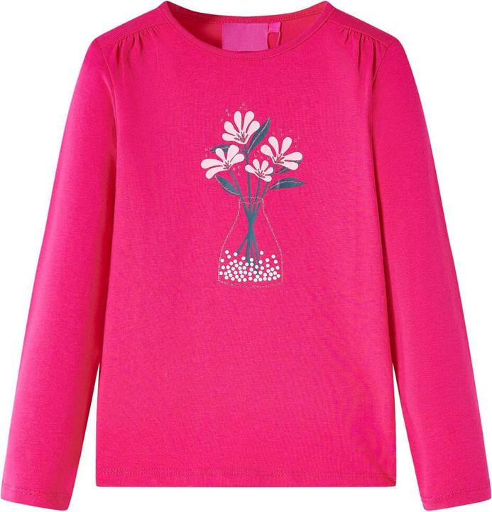 Immagine prodotto VidaXL Camicia a maniche lunghe per bambini rosa acceso 92,Materiale: 95% cotone. 5 (92)